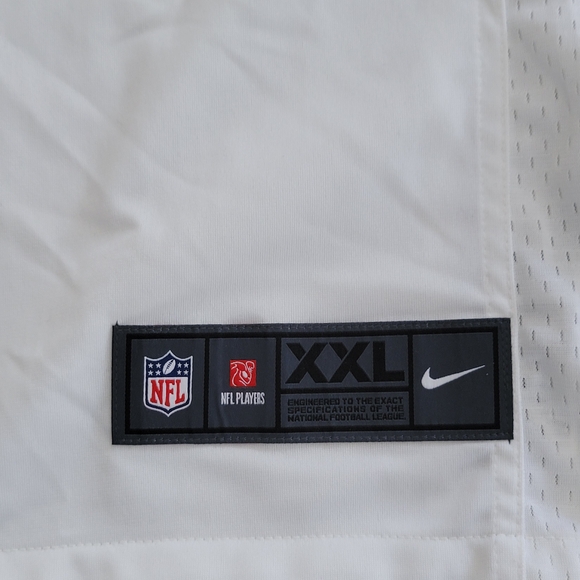 Nike New England Patriots NFL Men's White and Red Jersey - Picture 4 of 6